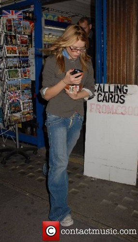 Billie Leaving "The Garrick Theater" - London.