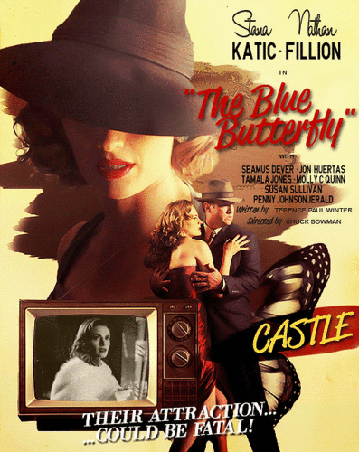 Castle - The Blue Butterfly Poster