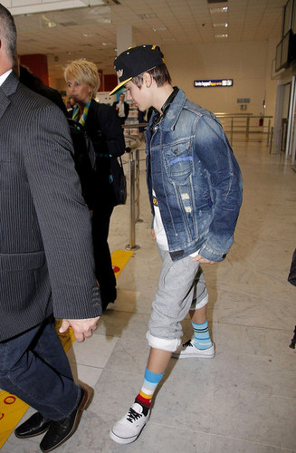 Justin+Bieber+Nice+Airport+
