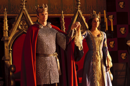  King Arthur and reyna Guinevere