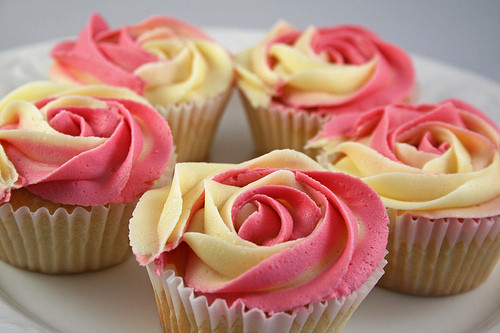  Rose cupcakes