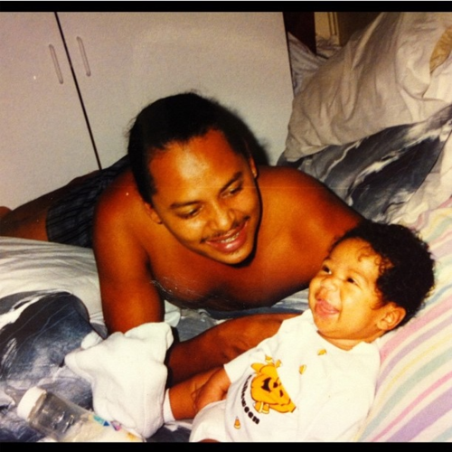  baby roc and daddy
