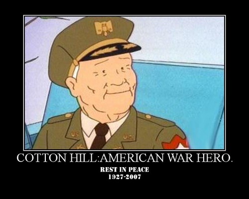  cotton đồi núi, hill : vetern war hero 1927-2007