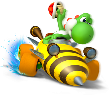  Yoshi - Mario Kart 7