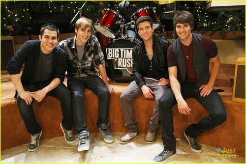  Big Time Rush - 'All Over Again' musik Video Set Pics!