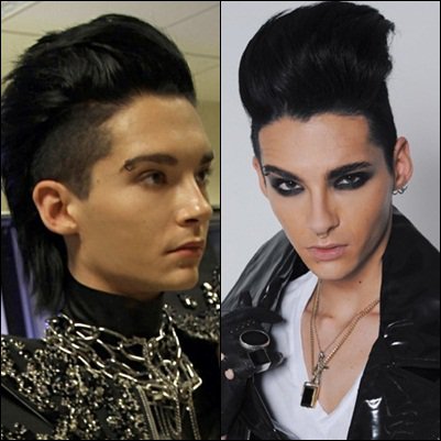  Bill without and with make up