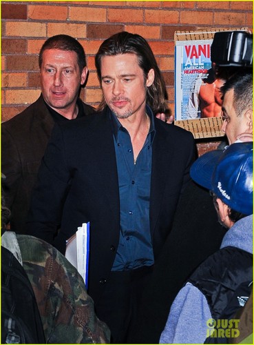  Brad Pitt Covers 'Vanity Fair Italia' February 2012