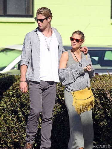 Chris Hemsworth And Wife Elsa Pataky Holding Hands In LA
