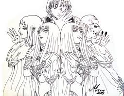  Claymore--N.1,2,3,4, and 5
