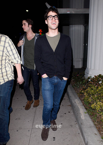 Darren & Dianna Agron spotted leaving El Rey Theater in Hollywood last night