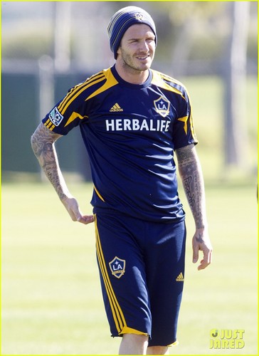  David Beckham: Galaxy Practice!