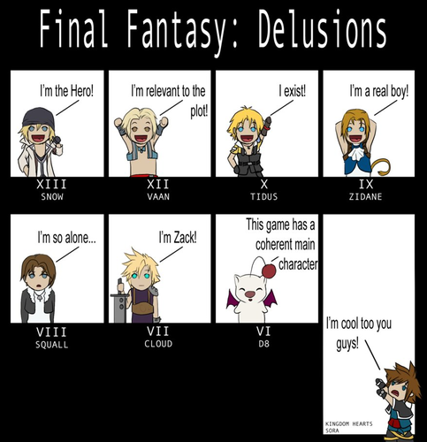  Funny Final Fantasy comic