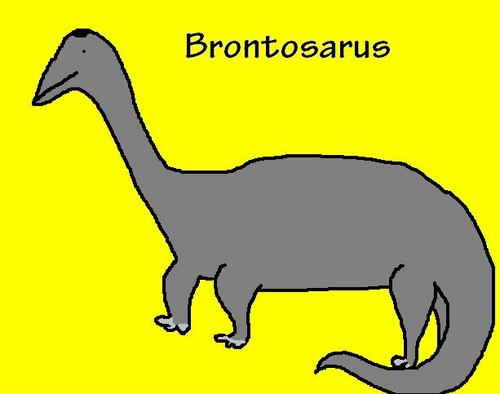  My Dinosaur Drawings- Brontosaurus