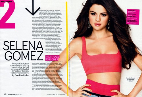 Selena - Magazine Scans - Cosmopolitan 2012