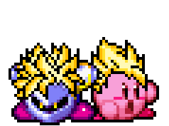  Super Saiyan Meta Knight and Kirby