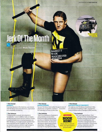  Wade Barrett As "Jerk Of The Month!"
