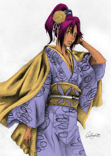  Yoruichi кимоно