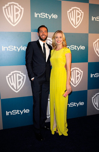  Yvonne Strahovski & Zachary Levi @ the 2012 Warner Bros/Instyle Golden Globes After Party