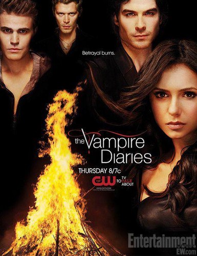 the vampire diaries season 3 poster