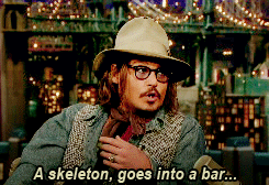  A skeleton walks into a bar