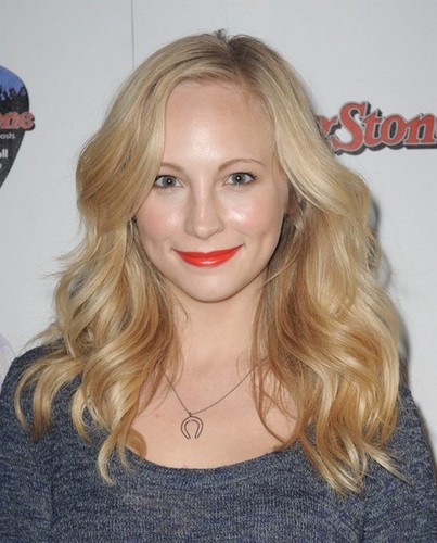  Candice Accola at The Rolling Stone Volkswagen Rock & Roll tagahanga Tailgate Party, February 5, 2012