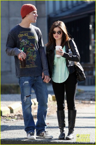  Chris Zylka & Lucy Hale: Holding Hands in Vancouver!