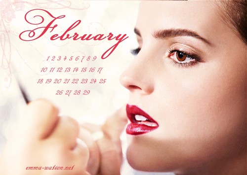  EmmaWatson.Net February Calendar