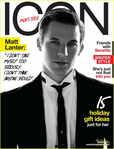  Matt Lanter Covers 'Icon' Magazine
