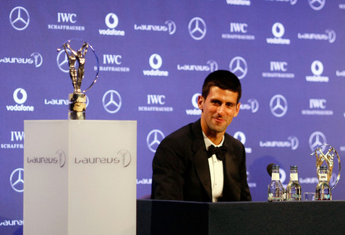  Novak Djokovic - "Laureus World Sports Awards" - (press conference/06.02.2012)