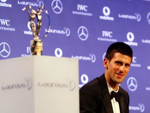  Novak Djokovic - "Laureus World Sports Awards" - (press conference/06.02.2012)