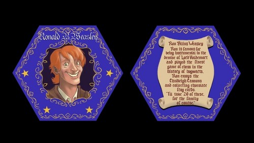  Ron's Chocolate Frog Card