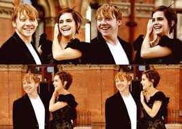 Rupert Grint e Emma Watson