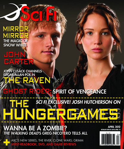  THG on the cover of SciFi Magazine’s April Issue
