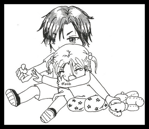  baby Natsume and baby Mikan