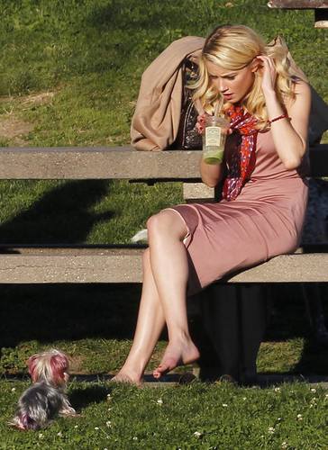  Amber Heard’s Personal Picnic At The Dog Park