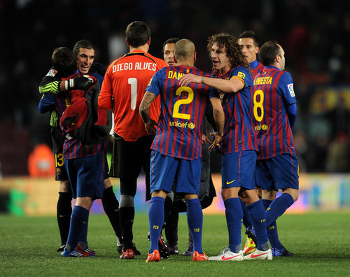  Carles Puyol: FC Barcelona (2) v Valencia CF (0) - Copa del Rey