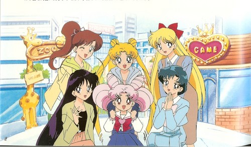 Chibiusa with her friends