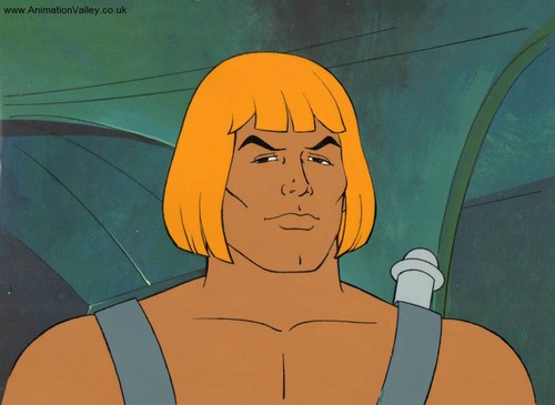  Hand Painted He-Man Animation Production Cel