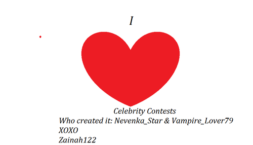  I ♥ Celebrity Contests!