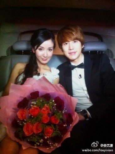  Kyuhyun with his wife
