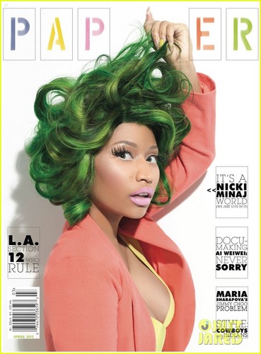  Nicki Minaj Covers 'Paper' Spring Issue