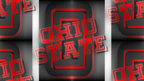  RED & GRAY O, RED & GRAY OHIO STATE