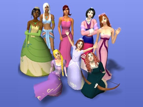 Sims 2 Disney Princess