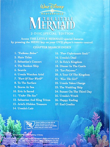  Walt Disney Inlays - The Little Mermaid (Special Edition)