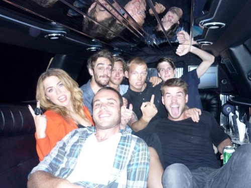  Miley at Liam's Birthday Party