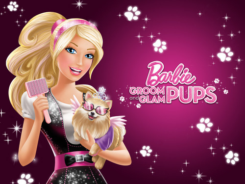  Barbie Groom & Glam Pups