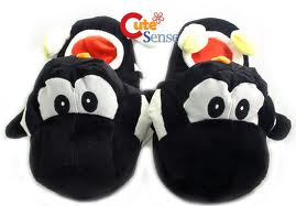  Black Yoshi slippers