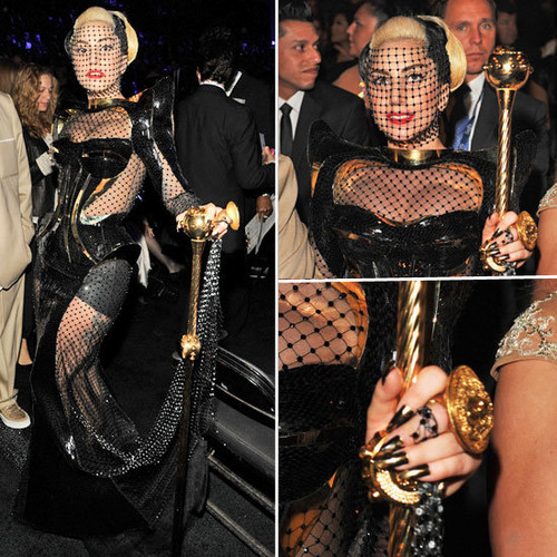  Gaga's Grammy look