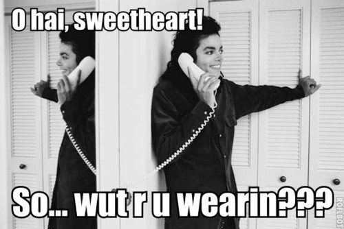  MJ phone call!