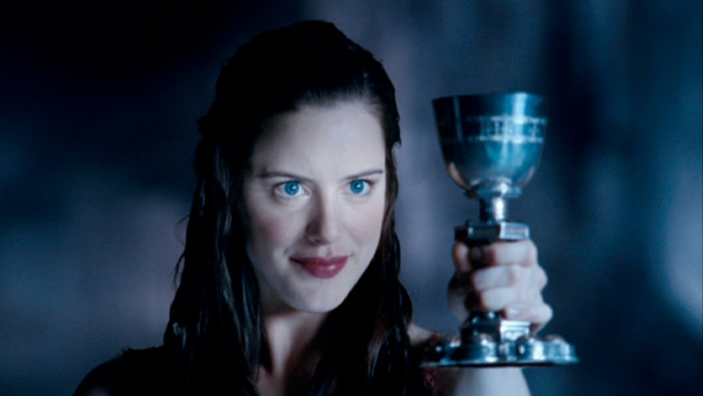 Nyneve. michelle ryan. sorceress. witch. added by. magic. screencap. bbc. 